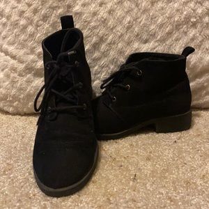 Cute, black lace-up booty